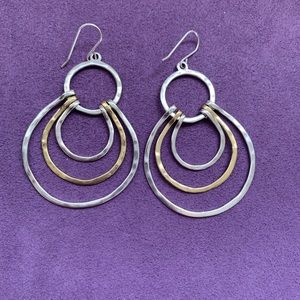 Grace & Heart Sterling Silver Earrings New